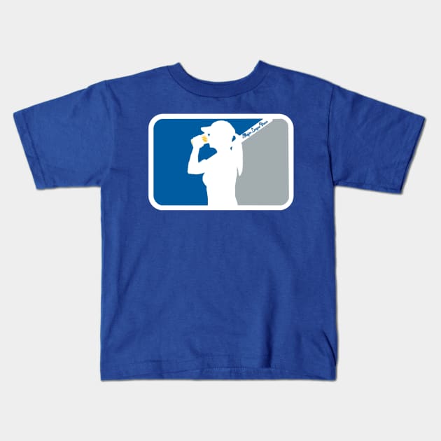 LA Dodgers Major League Brews Women Kids T-Shirt by Major League Brews 